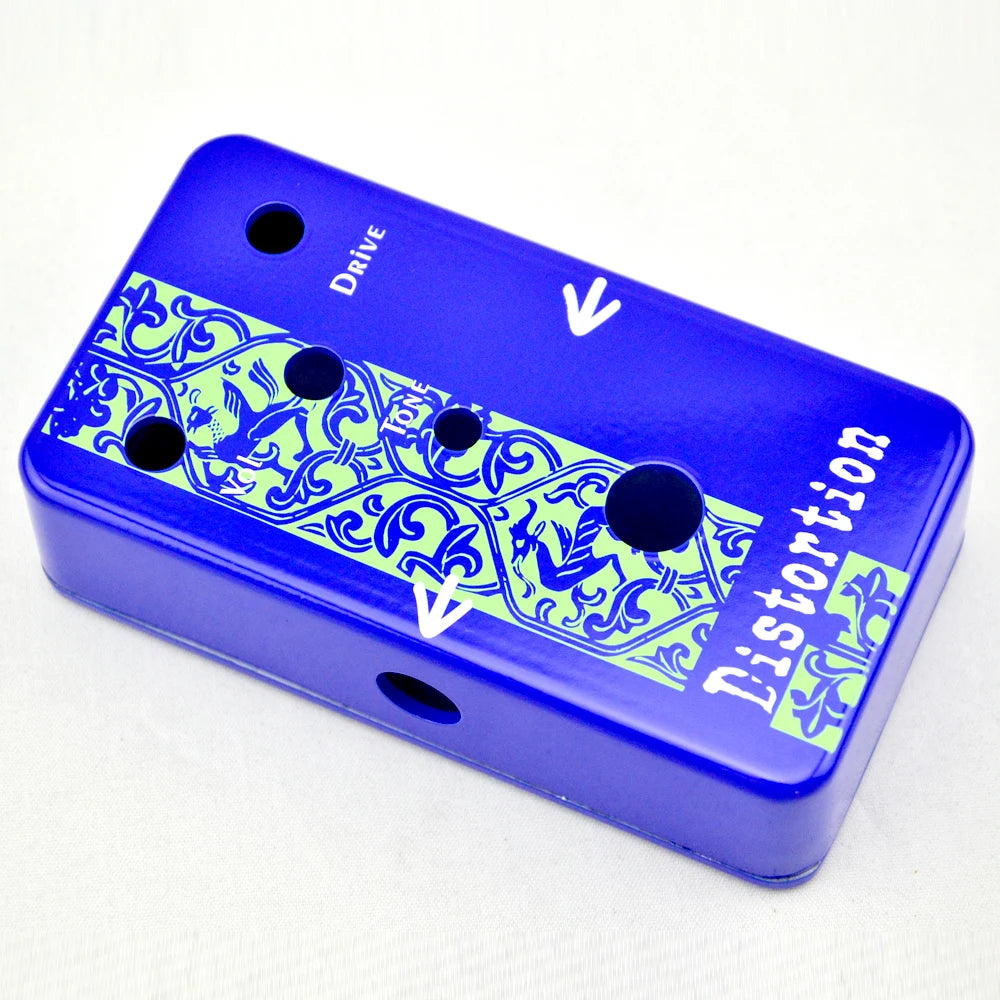 Nieuwe Diy Gitaar Distortion Pedaal Kit Deep Blue Distortion True Bypass Met Hoge-Kwaliteit 1590B Case