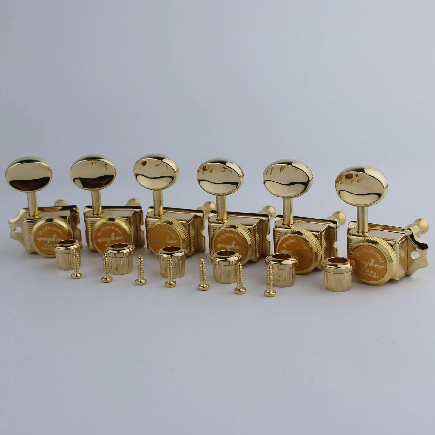 GUYKER Vintage Gold Lock String Tuners Electric Guitar Machine Heads Tuners For ST TL Guitar Tuning Pegs