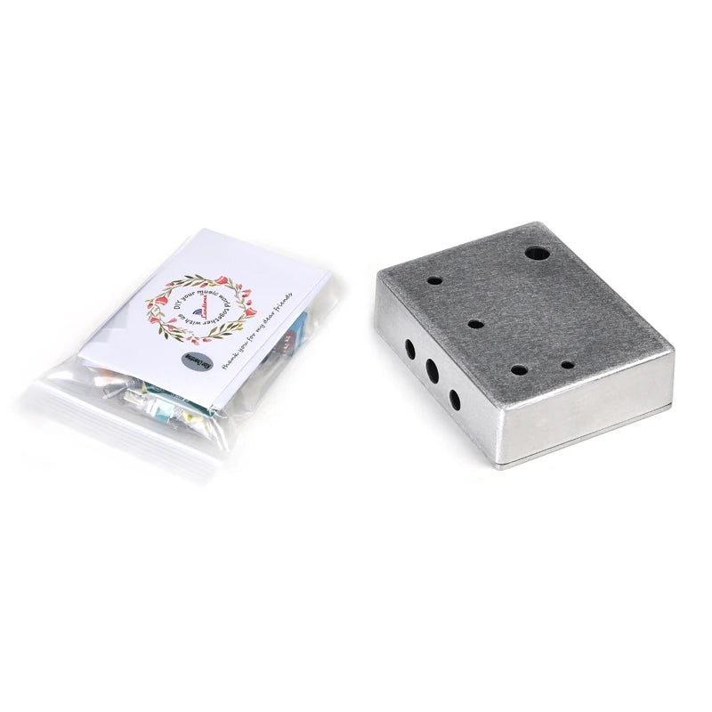 Landtone Diy Klon Centaur Overdrive Gitaarpedaal Alle Kits Met 1590bb Aluminium Behuizing Box G01 Gratis Verzending