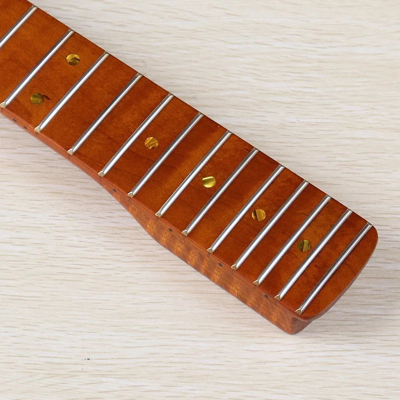 ST 6-String 22-Fret Tiger Pattern Baked Maple Neck – 5.6 cm Wide