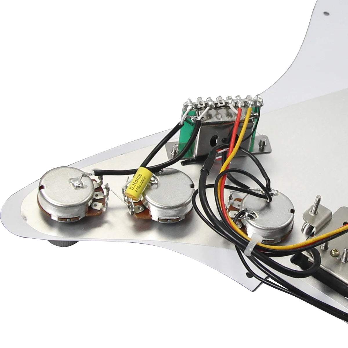 Fleor Alnico 5 Prewired SSH Pickguard for ST‑Style Electric Guitar
