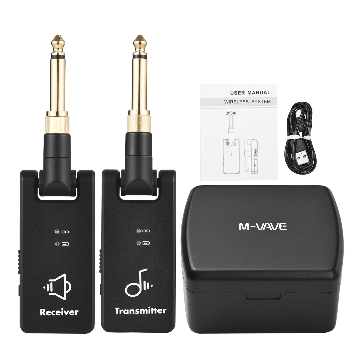 M-VAVE WP-8 2.4G Wireless Guitar System Electric Guitar Receiver
