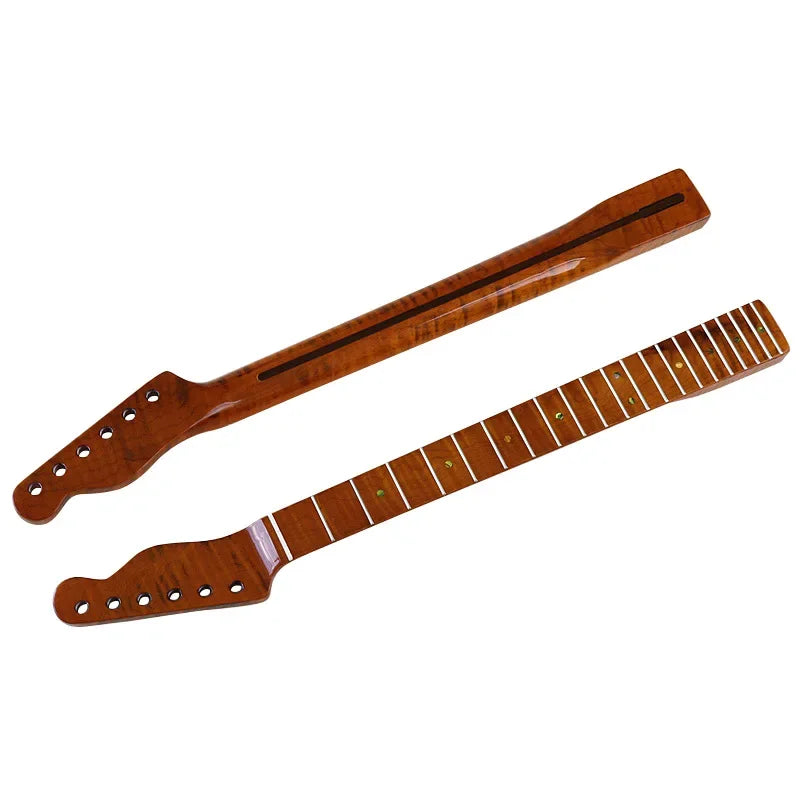 Electric guitar TL handle 21 products integrated tiger pattern baked maple bright 5.6 wide neck guitar handle