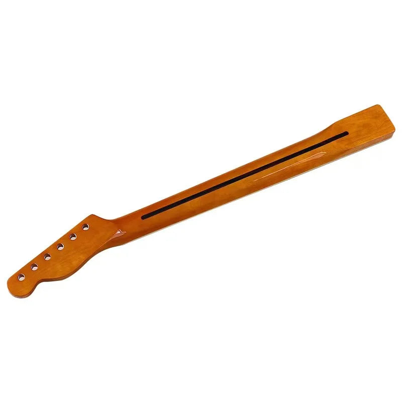 TL6 string 21 fret yellow matte with maple rosewood square fretboard guitar neck