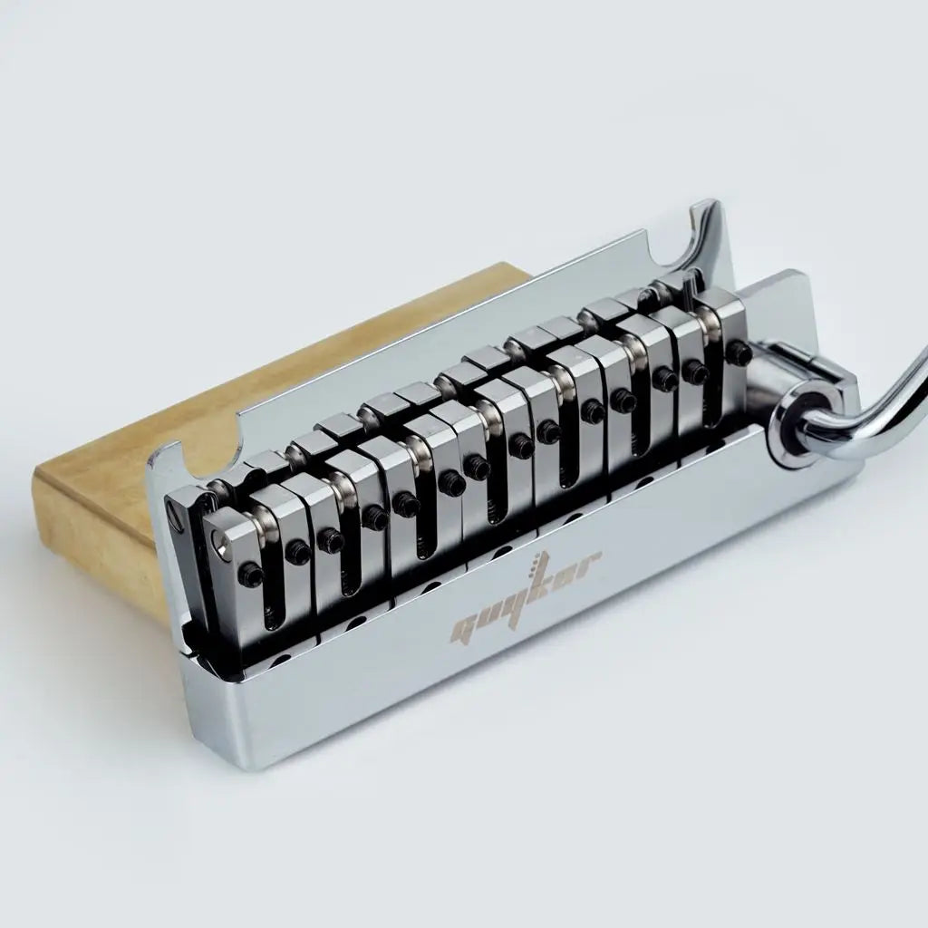 Guyker Non-locking 2 Point Guitar Tremolo Bridge CNC Machining Double Shake 7 String Guitar Bridge