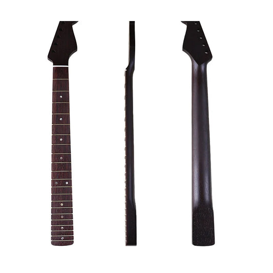 ST Style Electric Guitar Neck – Flamed Maple Wood, Bull Bone Nut, 21 Frets