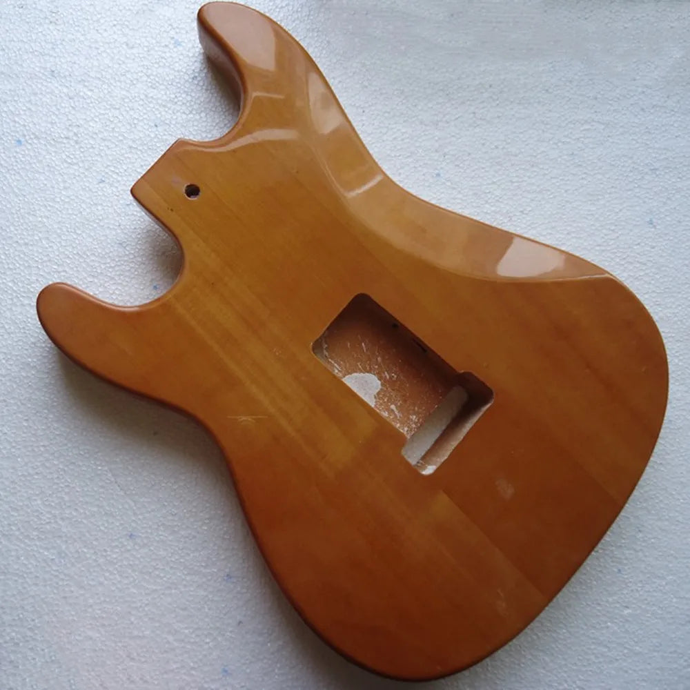 Electric Guitar STQ Body, Wooden Grain, Mahogany Paint, DIY Accessories, High Quality