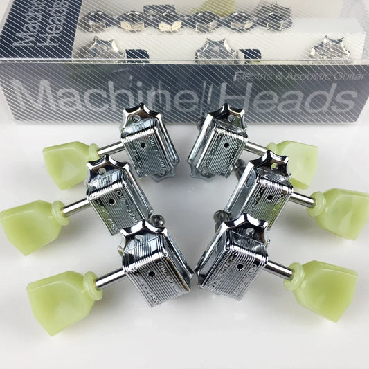 1 Set Wilkinson WJ-44 Vintage Deluxe 3R-3L Guitar Tuners for LP/SG