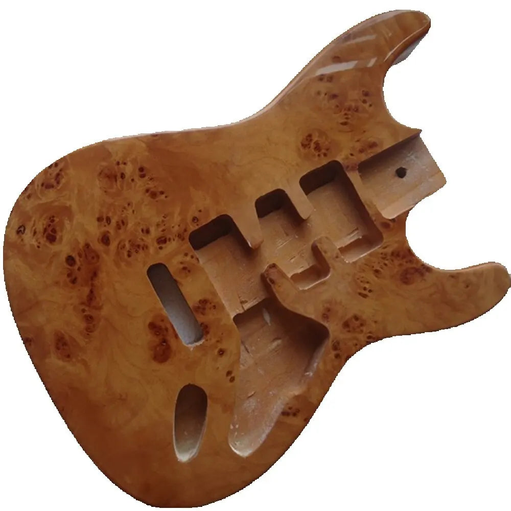 Electric Guitar STQ Body, Wooden Grain, Mahogany Paint, DIY Accessories, High Quality