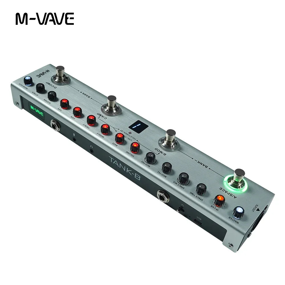 M-VAVE Tank-B Multi-Effects Bass Effect