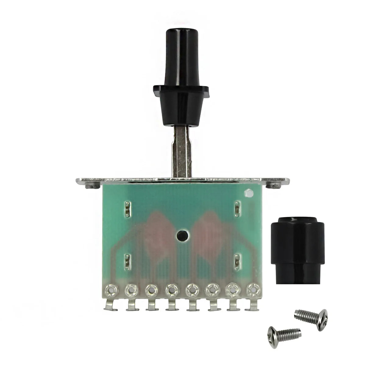 FLEOR Lever Action 3 Way Pickup Selector Switch + Black Tips for TL Style Electric Guitar