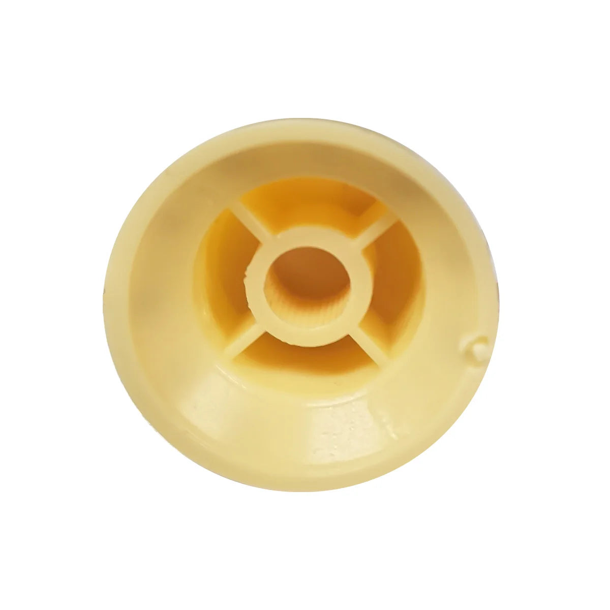 FLEOR 3pcs Plastic 2T1V Volume Tone Control Knobs High Dome Caps for ST Guitar