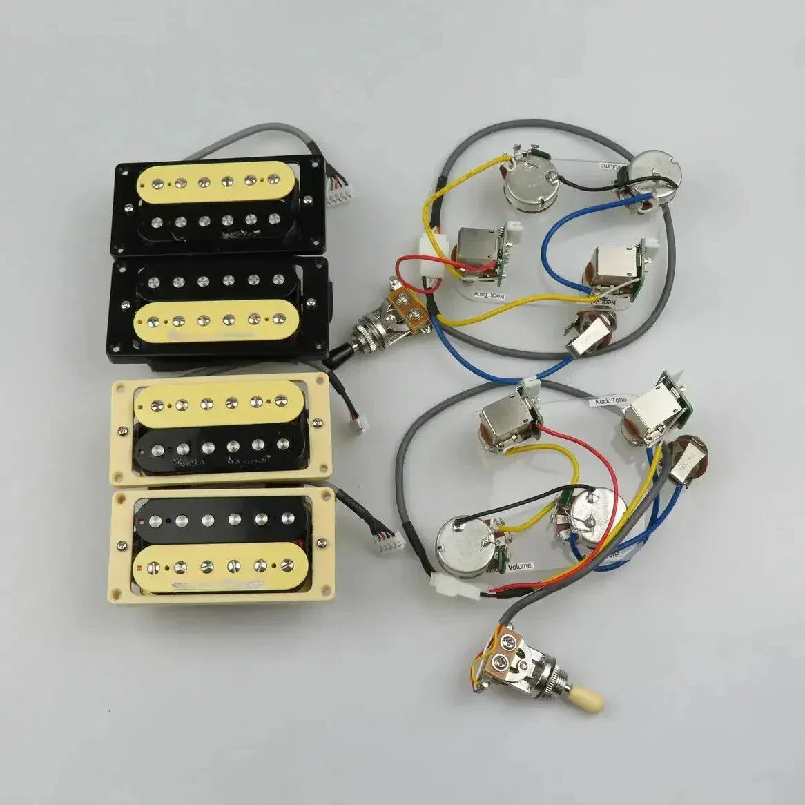 Coil Split Humbucker Pickups 4 Dirigent 2V 2T 5-Way Push Pull Splitsen Spoel Gitaar Pickups Accessoires