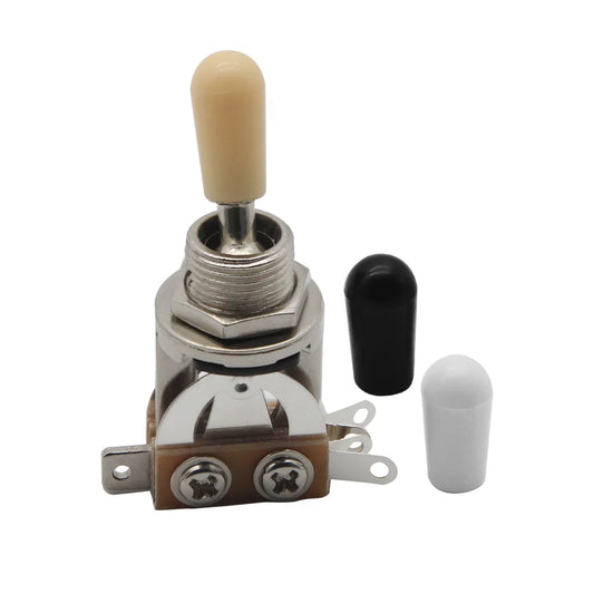Fleor 3-Way Toggle Switch Guitar Pickup Selector with 3 Tips for Guitar Parts