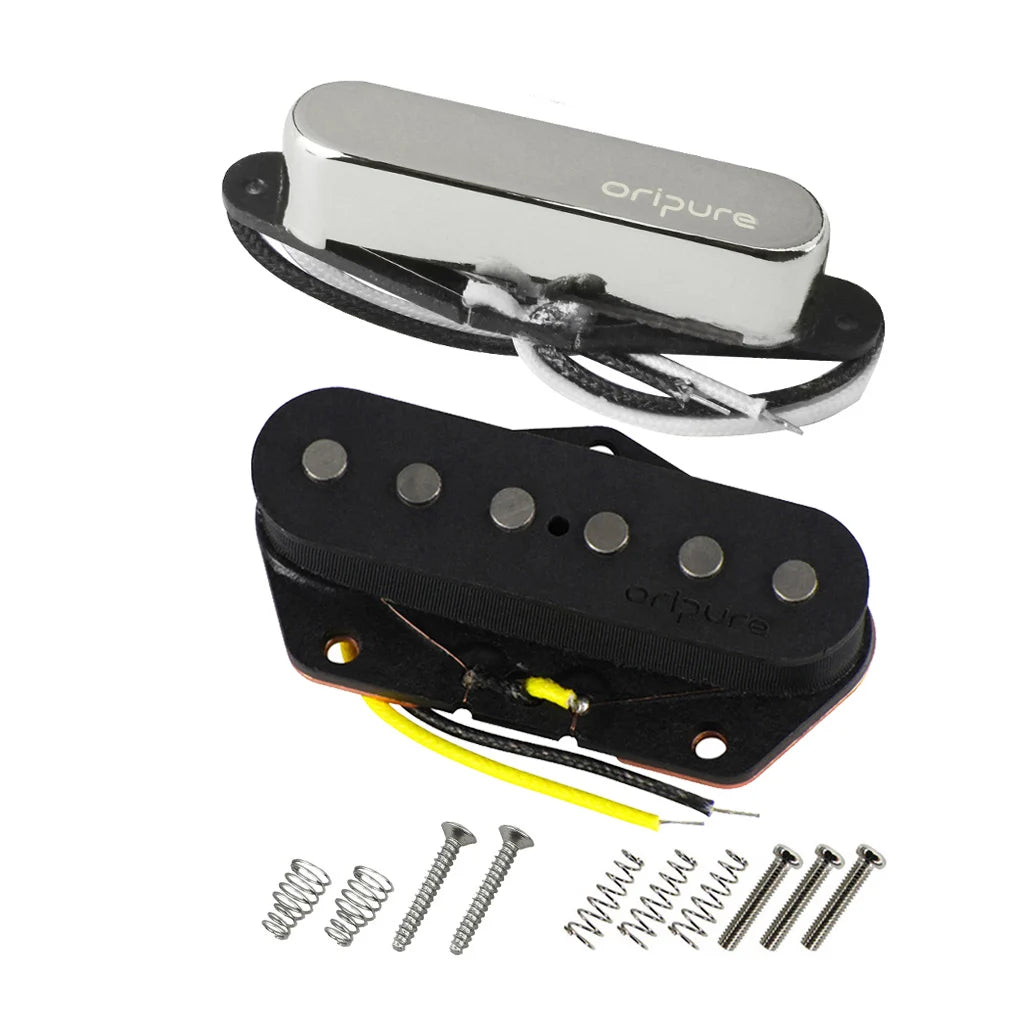 Oripure 2-Piece Alnico 5 TL Pickup Set Neck and Bridge Electric Guitar Pickups