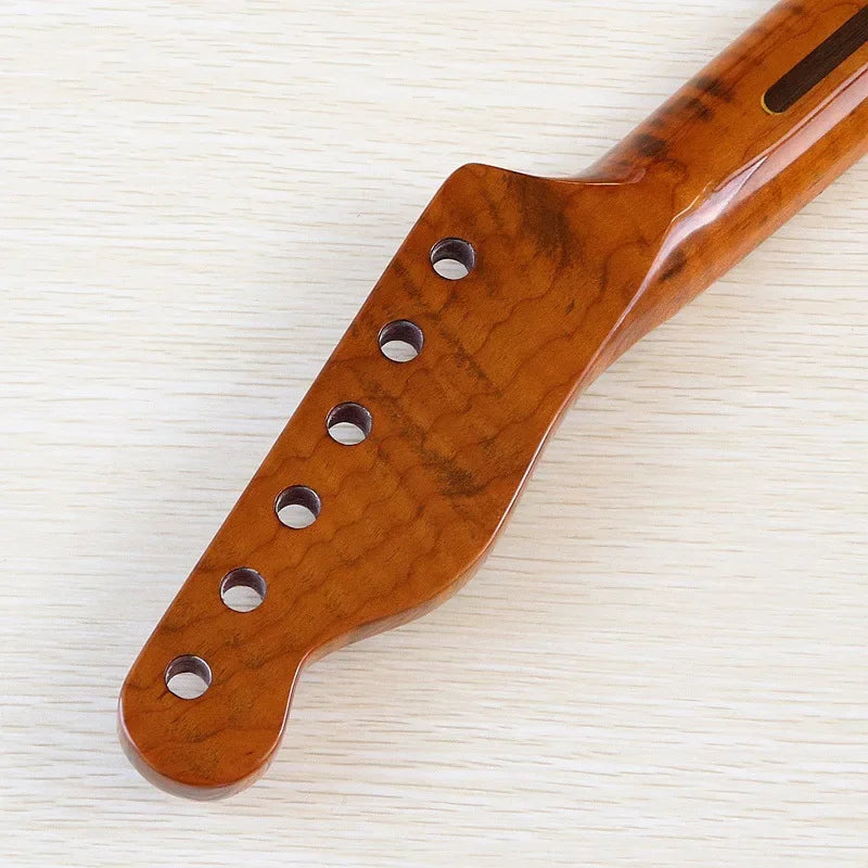 Electric guitar TL handle 21 products integrated tiger pattern baked maple bright 5.6 wide neck guitar handle