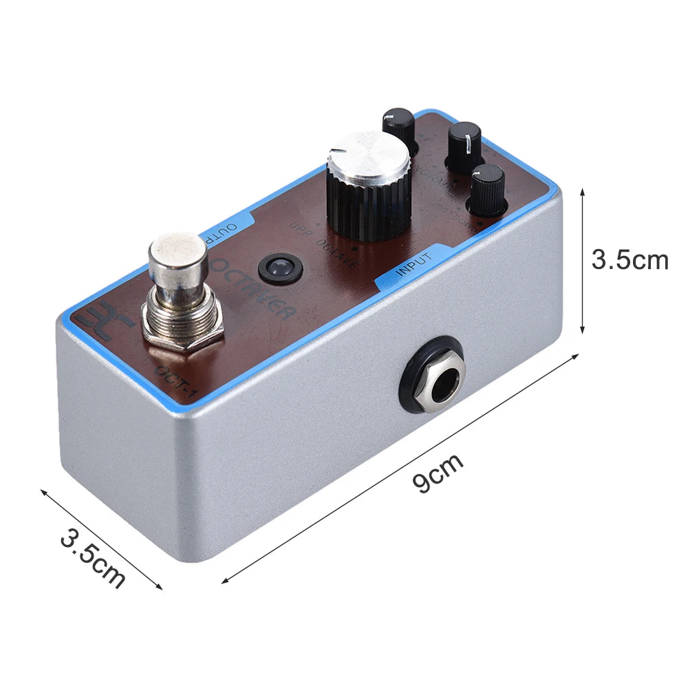 Eno Ex OCT-1 Octaaf Mini Octaaf Gitaar Effect Pedaal True Bypass Full Metal Shell
