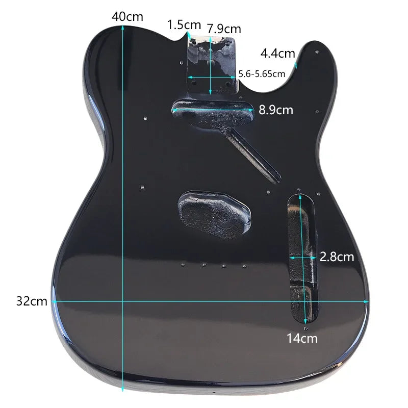 Customizable ST Style Electric Guitar Bodies – Multiple Colors and Pickup Configurations