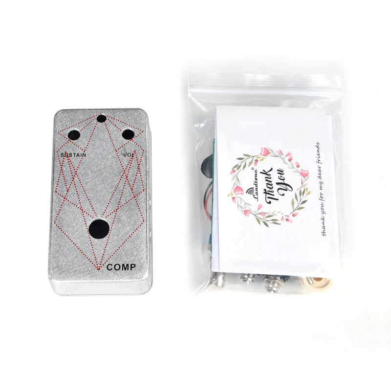 LANDTONE DIY Compressor Guitar Pedal Kit – 1590B Aluminum Enclosure