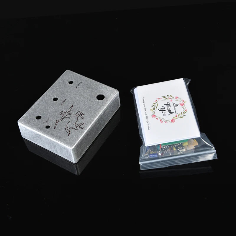 Landtone Diy Klon Centaur Overdrive Gitaarpedaal Alle Kits Met 1590bb Aluminium Behuizing Box G01 Gratis Verzending