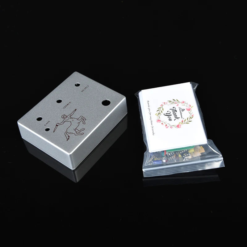 Landtone Diy Klon Centaur Overdrive Gitaarpedaal Alle Kits Met 1590bb Aluminium Behuizing Box G01 Gratis Verzending