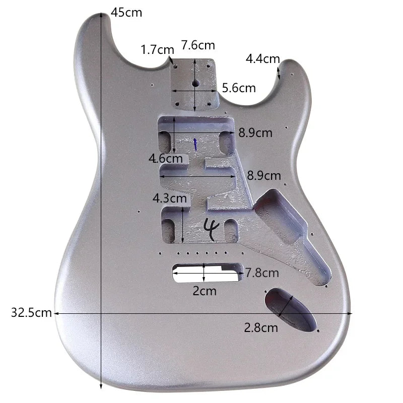 Customizable ST Style Electric Guitar Bodies – Multiple Colors and Pickup Configurations